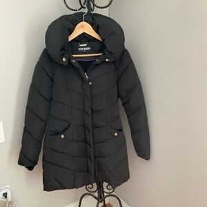 Steve Madden puffer jacket with detachable hood